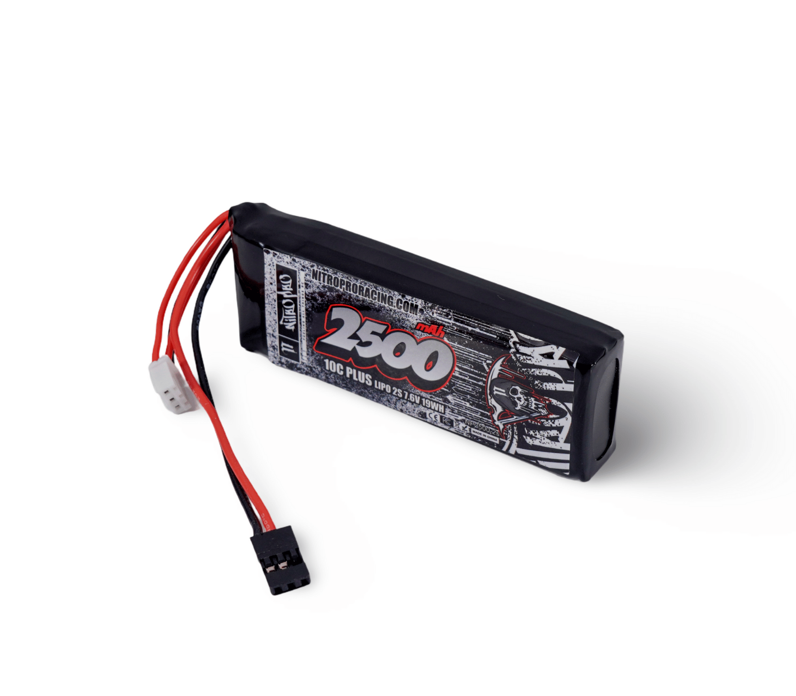 2s 7.6v 2500mah stick receiver pack image 0