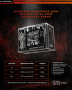 NitroPro NP500PRO2 high torque brushless servo