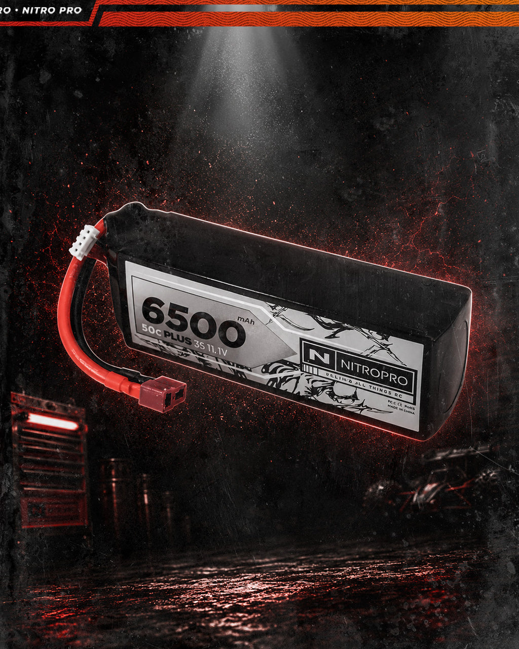 NitroPro 6500mAh 3S LiPo battery