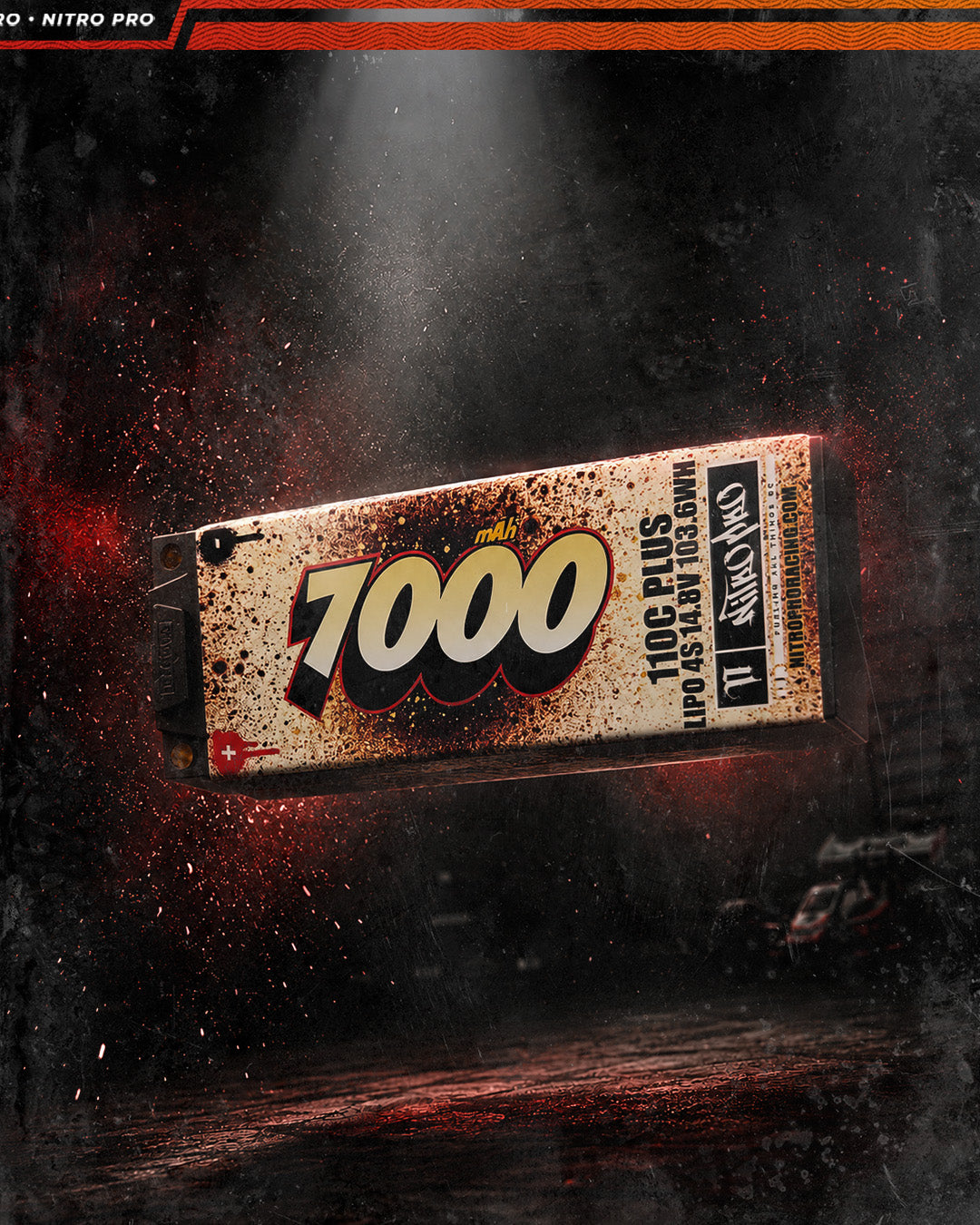 NitroPro 7000mAh 4S 110C LiPo battery
