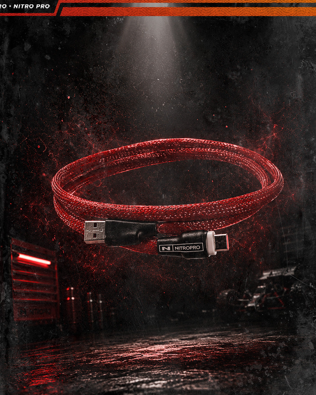 NitroPro phone charging lead